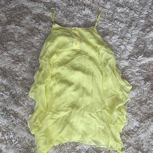 alice + olivia neon green dress